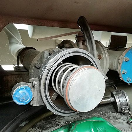 aluminum alloy bottom loading valve core seal